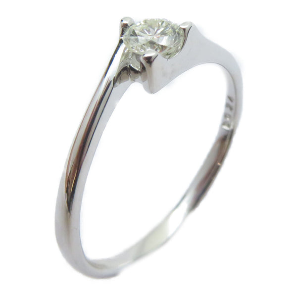 FINE JEWELRY 0.24ct Diamond Ring 18K White Gold US#6.5