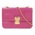 Valentino GHW Chain Shoulder Bag Calfskin Leather Pink