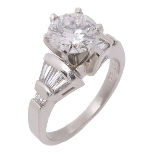 JEWELRY Diamond Ring US#5 PT950 Platinum