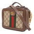 GUCCI GG GHW Ophidia GG Mini 2 Way Bag 602576 Coated Canvas/Leather Brown