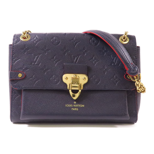 LOUIS VUITTON LV GHW Vavin PM Shoulder Bag M52271 Monogram Empreinte Navy