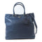 PRADA SHW 2 Way Shoulder Bag Handbag 1BG006 Calfskin Leather Navy