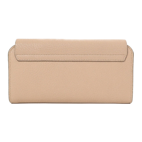 Chloe GHW Long Wallet Calfskin Leather Pink