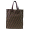 FENDI Zucca Tote Bag Handbag 8BH263-Q0M Canvas Brown
