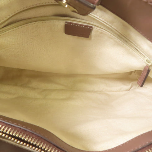 GUCCI GG GHW Shoulder Bag 296835 Canvas Brown