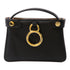 FENDI GHW Peekaboo Bag Charm Leather Black