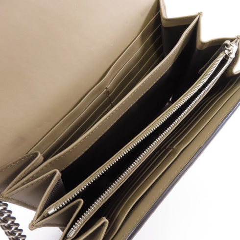 GUCCI SHW Dionysus GG Supreme Chain Shoulder Bag Crossbody 401231 Coated Canvas