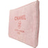 CHANEL CC SHW Pochette Pouch Clutch Bag Tweed Pink
