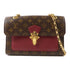 LOUIS VUITTON LV GHW Victoire Chain Shoulder Handbag M41731 Monogram Brown