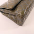 Chanel CC 2.55 Chain Shoulder Bag Patent leather Olive Green/Blue