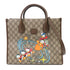 GUCCI GG GHW Disney GG Supreme 2 Way Bag Handbag 648134 Coated Canvas Beige
