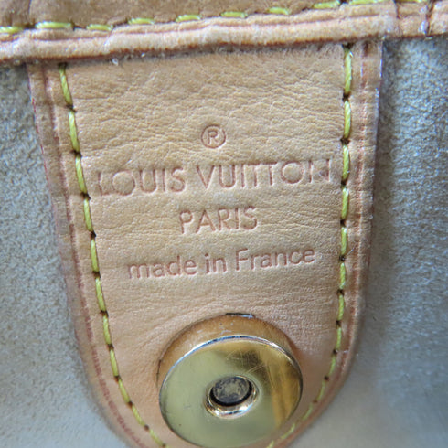 LOUIS VUITTON LV GHW Galliera PM Shoulder Bag N55215 Damier Azur White v1