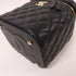 CHANEL CC GHW Vanity Bag 2 Way Chain Shoulder Crossbody AS2362 Calfskin Leather
