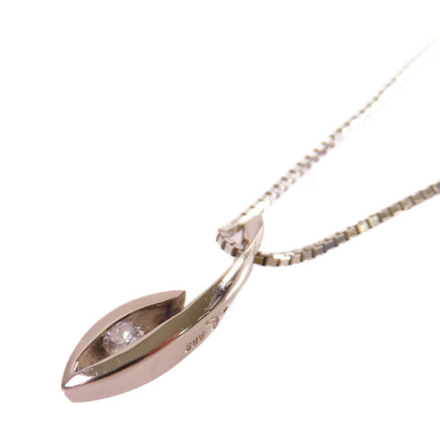 Fine Jewelry Diamond Necklace 14K White Gold