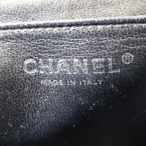 CHANEL Quilted CC SHW Jumbo Shoulder Bag AS8600 Grained Calfskin Leather Black