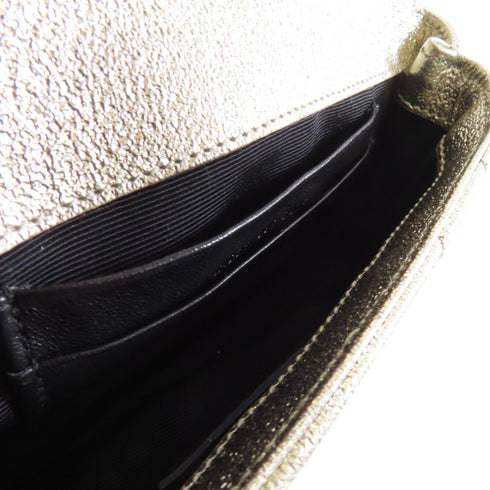 SAINT LAURENT YSL GHW Paris Baby Chai Chain Shoulder Bag 399289 Calfskin Leather