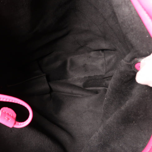 SAINT LAURENT YSL SHW Teddy Chain Shoulder Bag 538447 Lambskin Leather Pink