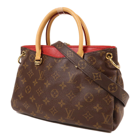 LOUIS VUITTON LV GHW Pallas BB 2 Way Shoulder Bag M43476 Monogram