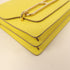 HERMES GHW Roulis Mini Shoulder Bag Evercolor Leather Lime Yellow