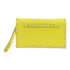 Valentino GHW Clutch Bag Leather Yellow