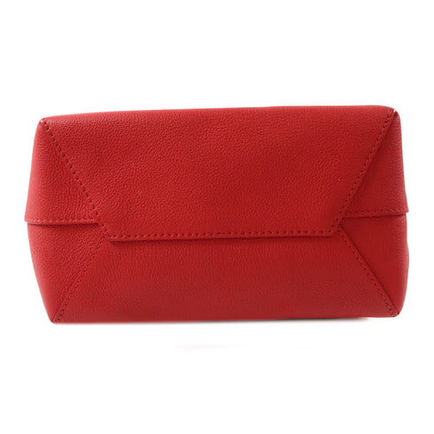 LOUIS VUITTON LV SHW Lockme Backpack Rucksack M41818 Calfskin Leather Red