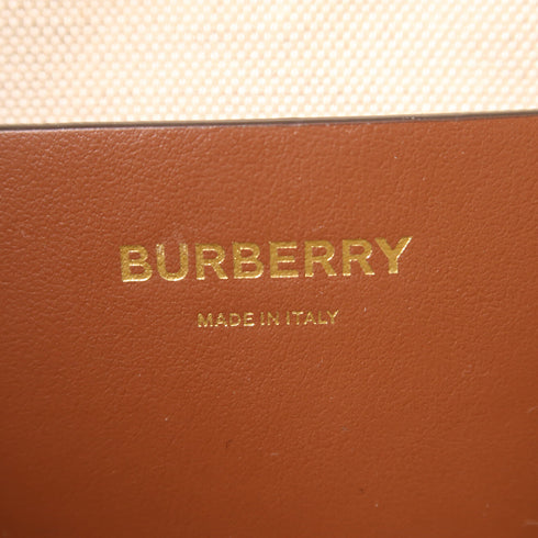 BURBERRY GHW Freya Tote Handbag ITTRESL44CA Canvas Brown
