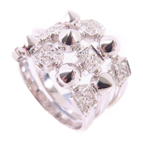 FINE JEWELRY Diamond Ring US#6.25 18K White Gold