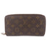 LOUIS VUITTON LV GHW Zippy Wallet M42616 Monogram Brown