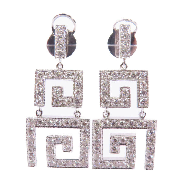 FINE JEWELRY 0.47ct Diamond Earrings 18K White Gold