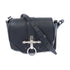 GIVENCHY SHW Obsedia Crossbody Shoulder Bag Goatskin Leather Black