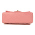 CHANEL CC GHW Mini Flap bag with Top Handle 2 Way Bag Lambskin Leather Pink