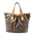 LOUIS VUITTON LV GHW Palermo PM 2 Way Bag M40145 Monogram Brown