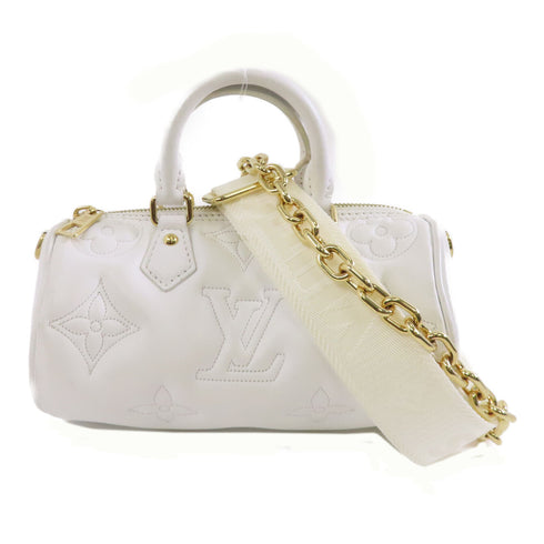 LOUIS VUITTON LV GHW Milky Way 2way Shoulder Bag M59827 Bubblegram White