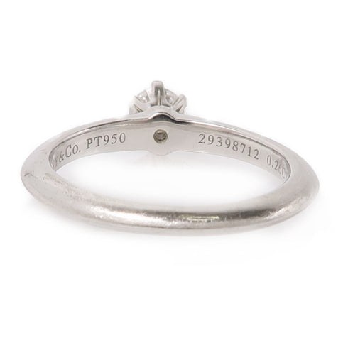 TIFFANY&CO Diamond Ring US#4.5 PT950 Platinum