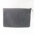 CHANEL CC SHW Clutch Handbag Denim Grey