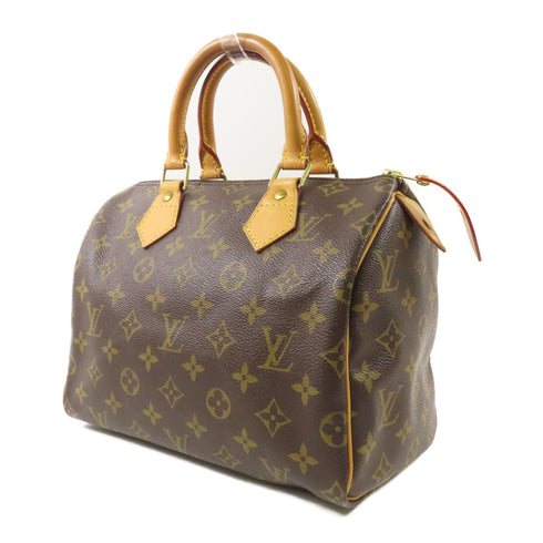 LOUIS VUITTON LV GHW Speedy 25 Hand Bag M41528 Monogram Brown v1