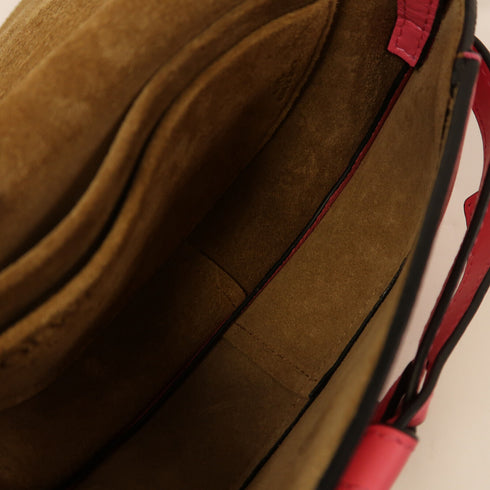 LOEWE GHW Gate Mini Bag Shoulder Bag Calfskin Leather Pink