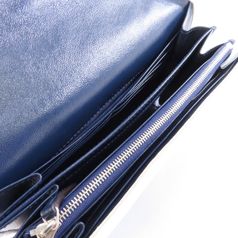 GUCCI GG SHW GG Marmont Shoulder Bag 573807 Calfskin Leather Blue