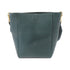 CELINE GHW Small Sangle Bucket Shoulder Bag Calfskin Leather Green