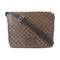 LOUIS VUITTON LV GHW Brooklyn GM Shoulder Bag Damier Ebene Brown