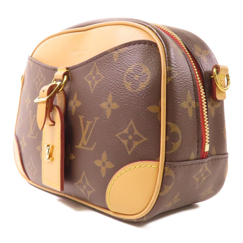LOUIS VUITTON LV GHW Deauville Mini Shoulder Bag M45528 Monogram Brown