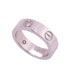 CARTIER Love Ring 3P Diamond Ring Cartier#53 US#6.25 18K White Gold
