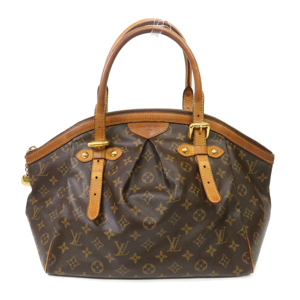 LOUIS VUITTON LV GHW Tivoli GM Handbag M40144 Monogram Brown v6