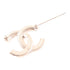 CHANEL CC Brooch Accessory Accessories C20/S Metal Silver