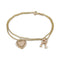 TIFFANY&CO Love Heart Tag Key Bracelet Diamond 18K Pink Gold