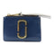 MARC JACOBS GHW Card Case M0014283 Leather Blue/Grey/Black