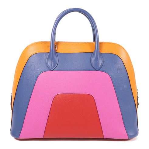 HERMES PHW Bolido1923 31 2 Way Shoulder Bag Epsom Leather Multicolor