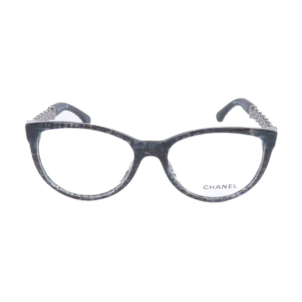 CHANEL CC Glasses Accessories #3321 QC 1527 PVC Black Grey