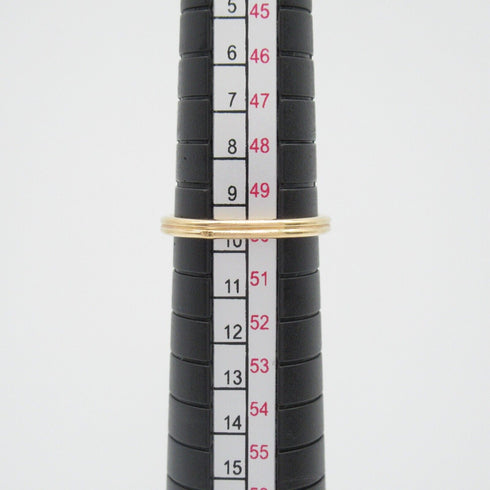 CARTIER Amulet de Cartier Onyx/Dia Ring XS 18K Rose Gold US#5.25/Cartier#50