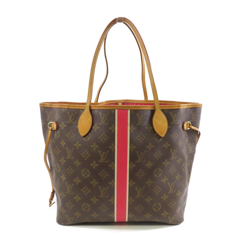 LOUIS VUITTON LV GHW Neverfull MM Shoulder Tote Bag M41178 Monogram Brown